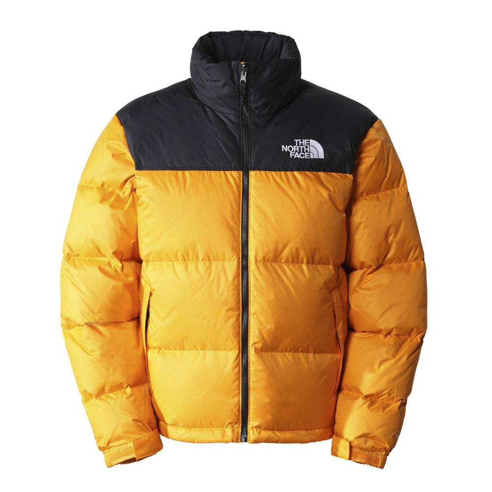 North face yellow and black coat online